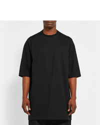 T-shirt à col rond noir Rick Owens