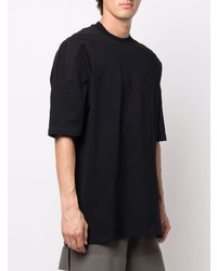 T-shirt à col rond noir Rick Owens