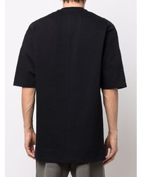 T-shirt à col rond noir Rick Owens