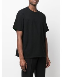 T-shirt à col rond noir Bottega Veneta