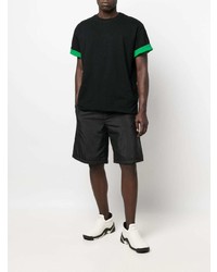 T-shirt à col rond noir Bottega Veneta