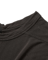 T-shirt à col rond noir Rick Owens