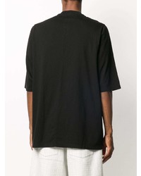 T-shirt à col rond noir Rick Owens