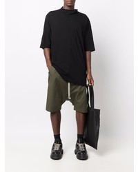 T-shirt à col rond noir Rick Owens DRKSHDW