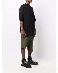 T-shirt à col rond noir Rick Owens DRKSHDW