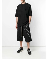 T-shirt à col rond noir Rick Owens