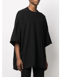 T-shirt à col rond noir Rick Owens