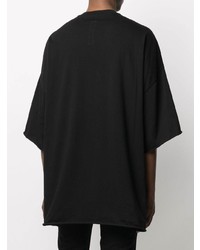 T-shirt à col rond noir Rick Owens