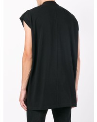 T-shirt à col rond noir Rick Owens