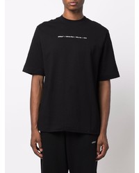 T-shirt à col rond noir Off-White