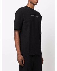 T-shirt à col rond noir Off-White