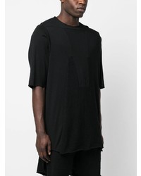 T-shirt à col rond noir Rick Owens