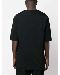 T-shirt à col rond noir Rick Owens