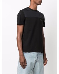 T-shirt à col rond noir Herno