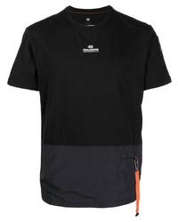 T-shirt à col rond noir Parajumpers