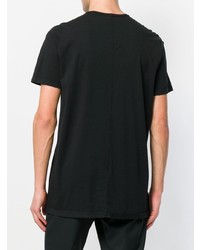 T-shirt à col rond noir Rick Owens DRKSHDW