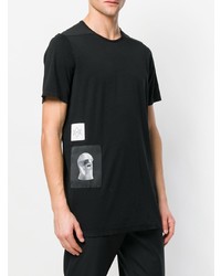 T-shirt à col rond noir Rick Owens DRKSHDW