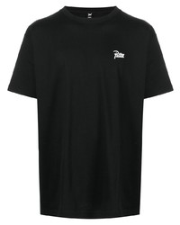 T-shirt à col rond noir PATTA