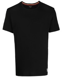 T-shirt à col rond noir Paul Smith