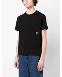 T-shirt à col rond noir Wooyoungmi