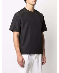 T-shirt à col rond noir Emporio Armani