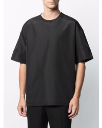 T-shirt à col rond noir Emporio Armani