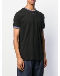 T-shirt à col rond noir Vivienne Westwood