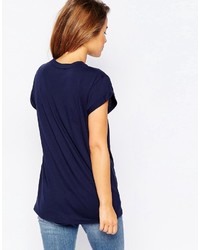 T-shirt à col rond noir Asos