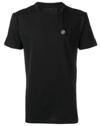 T-shirt à col rond noir Philipp Plein