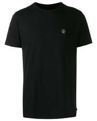 T-shirt à col rond noir Philipp Plein