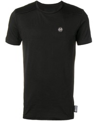 T-shirt à col rond noir Philipp Plein