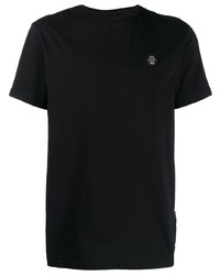 T-shirt à col rond noir Philipp Plein