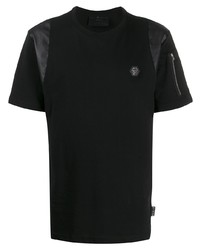 T-shirt à col rond noir Philipp Plein