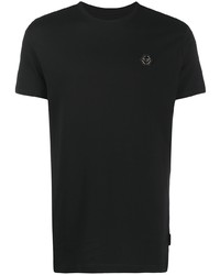 T-shirt à col rond noir Philipp Plein