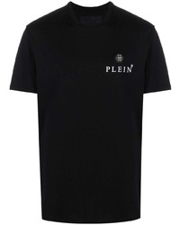 T-shirt à col rond noir Philipp Plein