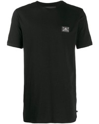 T-shirt à col rond noir Philipp Plein