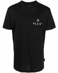 T-shirt à col rond noir Philipp Plein