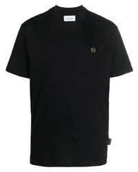 T-shirt à col rond noir Philipp Plein