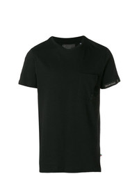 T-shirt à col rond noir Philipp Plein