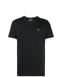 T-shirt à col rond noir Philipp Plein