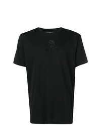 T-shirt à col rond noir Philipp Plein