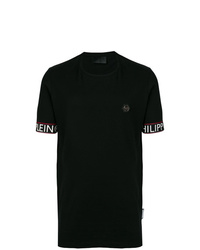 T-shirt à col rond noir Philipp Plein