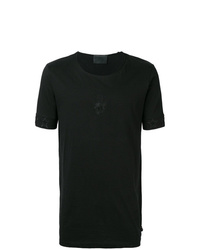 T-shirt à col rond noir Philipp Plein