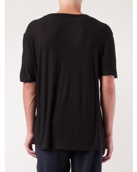 T-shirt à col rond noir T by Alexander Wang