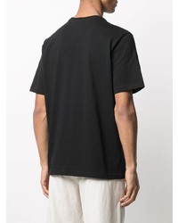 T-shirt à col rond noir Bottega Veneta