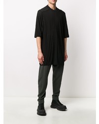 T-shirt à col rond noir Rick Owens DRKSHDW