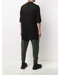 T-shirt à col rond noir Rick Owens DRKSHDW