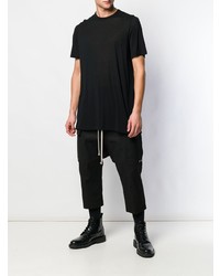 T-shirt à col rond noir Rick Owens