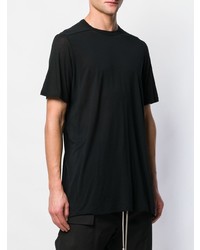 T-shirt à col rond noir Rick Owens