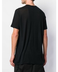 T-shirt à col rond noir Rick Owens